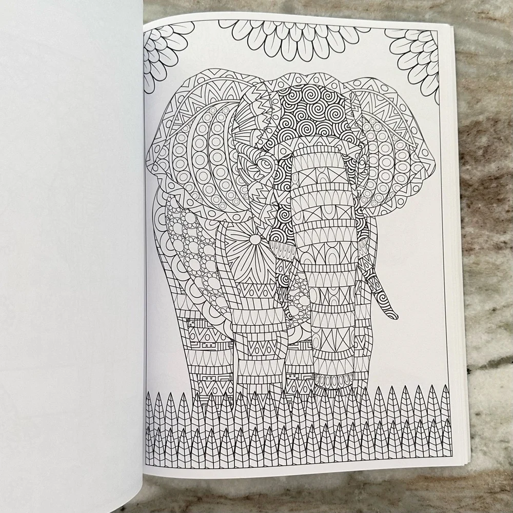 New Adult Coloring Book - Animals - Timeless Creations Creatures Of Beauty